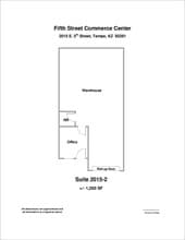 2009 E 5th St, Tempe, AZ à louer Plan d’étage– Image 1 sur 1