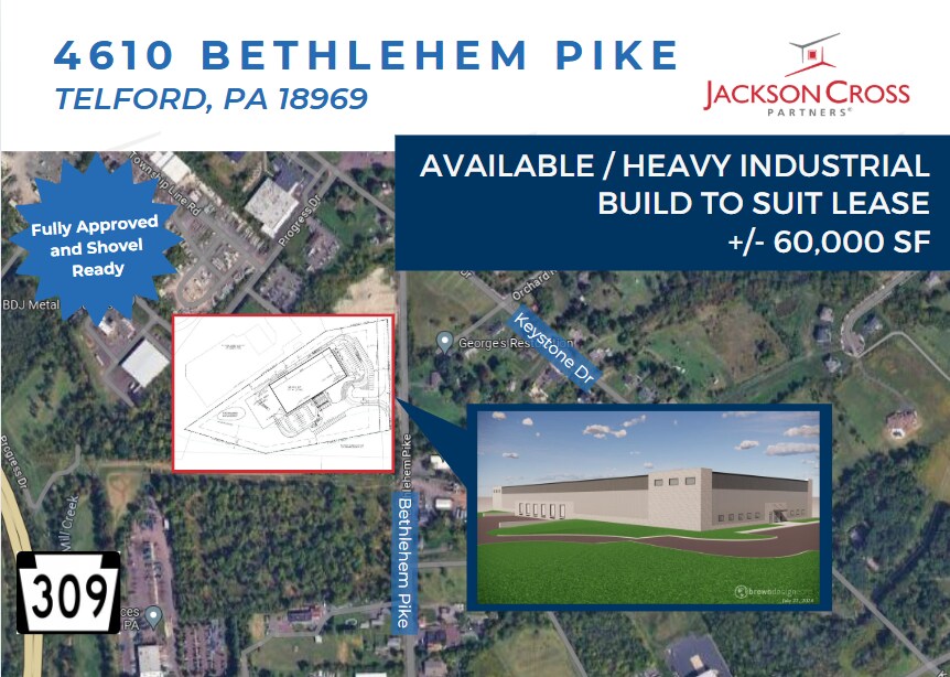 4610 Bethlehem Pike, Telford, PA à louer Photo de l’immeuble– Image 1 sur 2