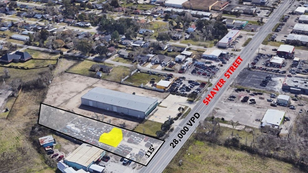 2803 Shaver St, Pasadena, TX à vendre - Aérien – Image 2 sur 9