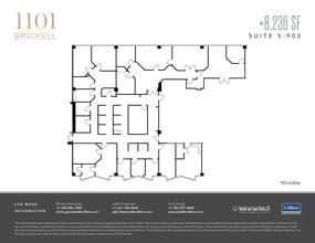 1101 Brickell Ave, Miami, FL à louer Plan d’étage– Image 1 sur 1