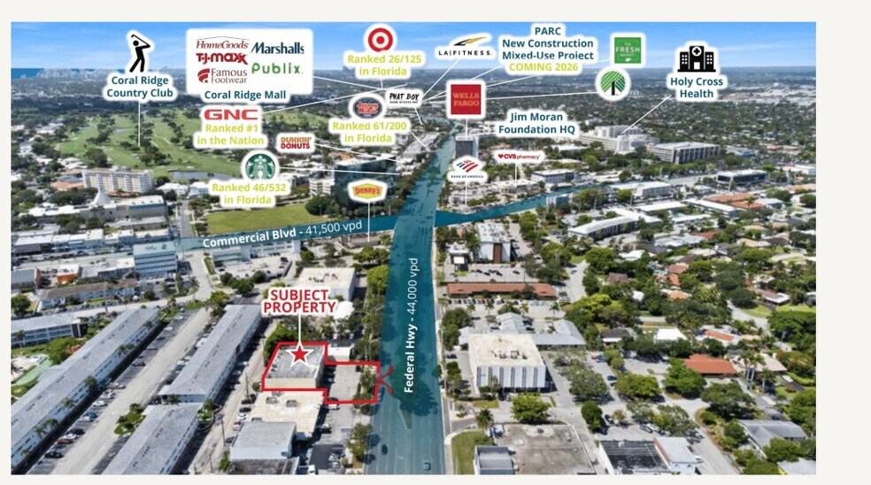 5130 N Federal Hwy, Fort Lauderdale, FL à louer - Photo de l’immeuble – Image 2 sur 16