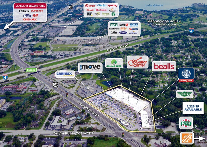 3169-3187 US Highway 98 N, Lakeland, FL à louer - Aérien – Image 2 sur 4