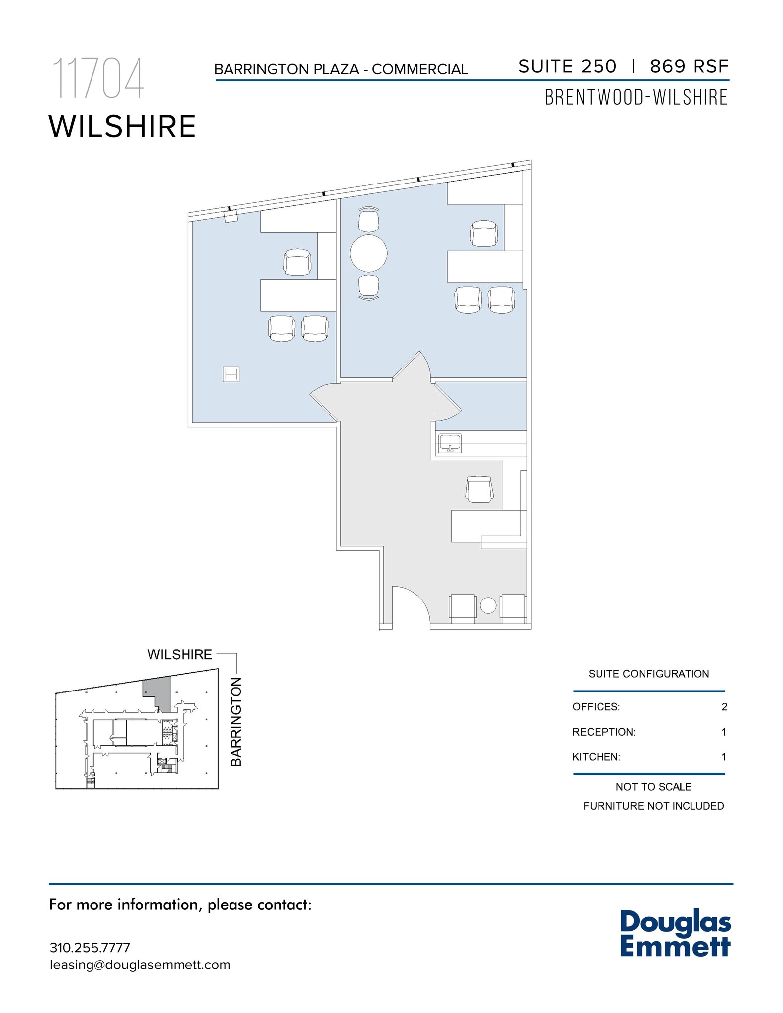 11704 Wilshire Blvd, Los Angeles, CA à louer Plan de site– Image 1 sur 7