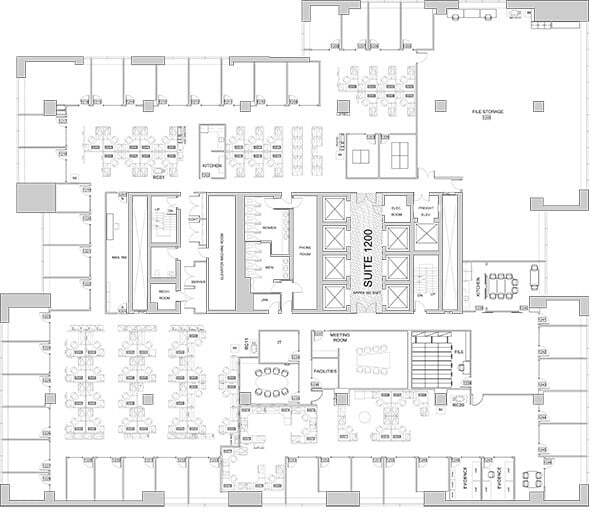393 University Ave, Toronto, ON à louer Plan d’étage– Image 1 sur 1