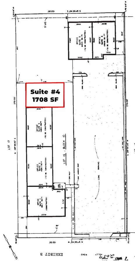 5420-5428 Holly Rd, Corpus Christi, TX 78411 - Lot 4 -  - Plan d’étage - Image 2 of 4