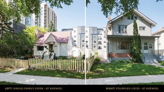 Plus de détails pour 10132/10136 - 87 Avenue NW, Edmonton, AB - Logement à vendre