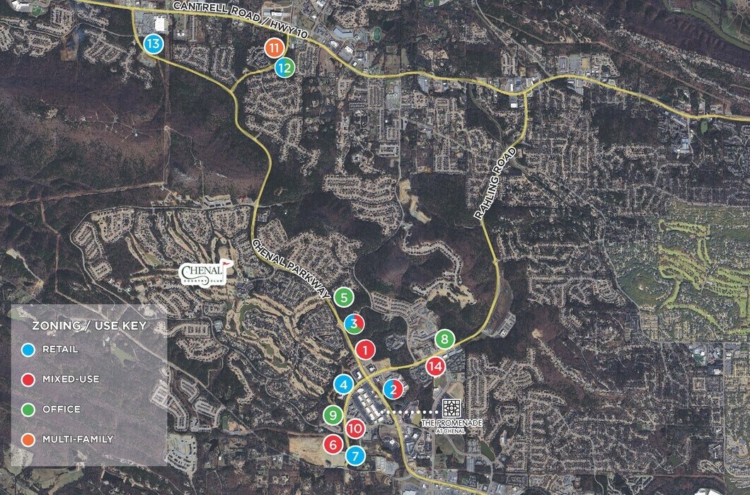 Cantrell Road & Chenonceau Blvd, Little Rock, AR à vendre Aérien– Image 1 sur 4