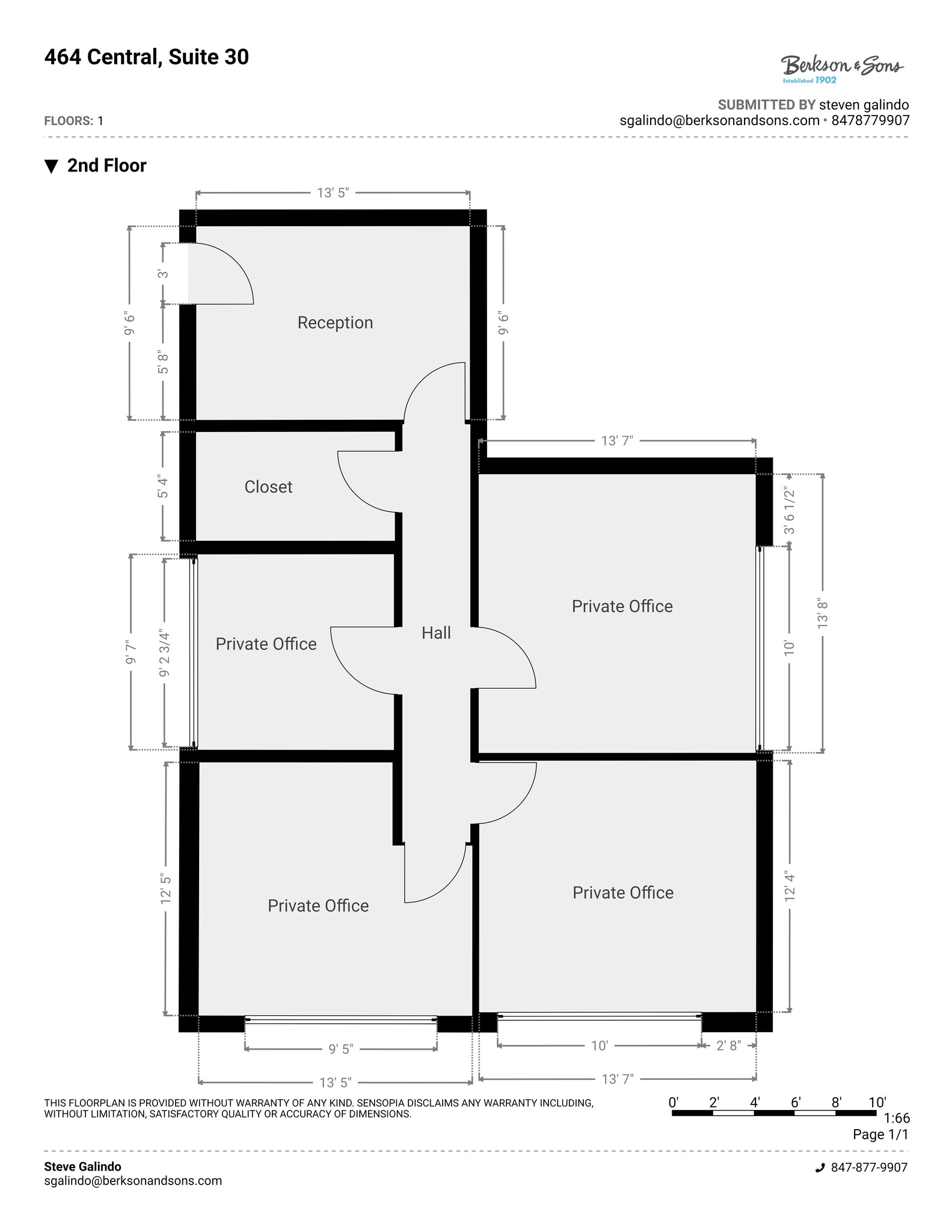 464-466 Central Ave, Northfield, IL à louer Plan de site– Image 1 sur 1