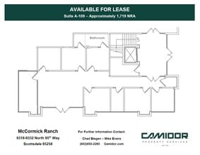 9318 N 95th Way, Scottsdale, AZ à louer Plan d’étage– Image 1 sur 1