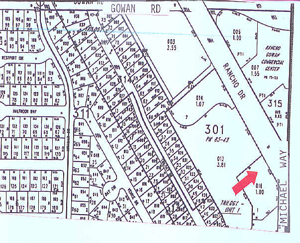 N Rancho Dr, Las Vegas, NV à vendre - Plan cadastral – Image 3 sur 4