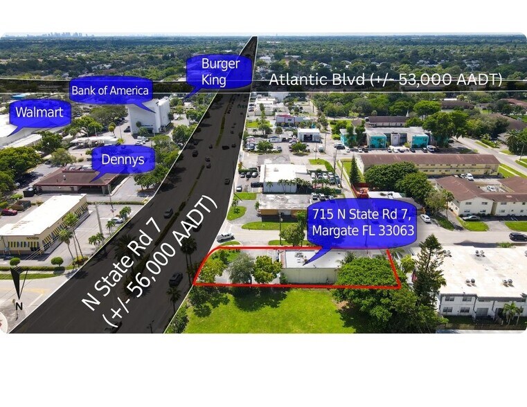 715 N State Road 7, Margate, FL à vendre - Photo de l’immeuble – Image 2 sur 15