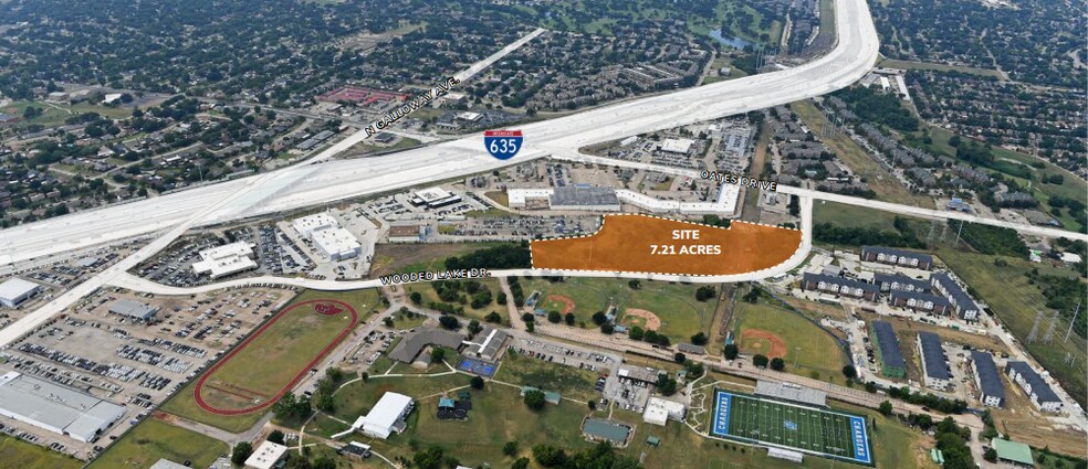 1700-1701 Wooded Lake Dr, Mesquite, TX à vendre - Aérien – Image 3 sur 4