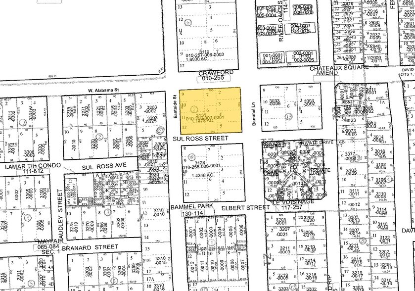 3131 W Alabama St, Houston, TX à louer - Plan cadastral – Image 2 sur 16
