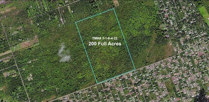 0 Ainaloa Blvd, Kurtistown, HI - Vue aérienne vue de carte