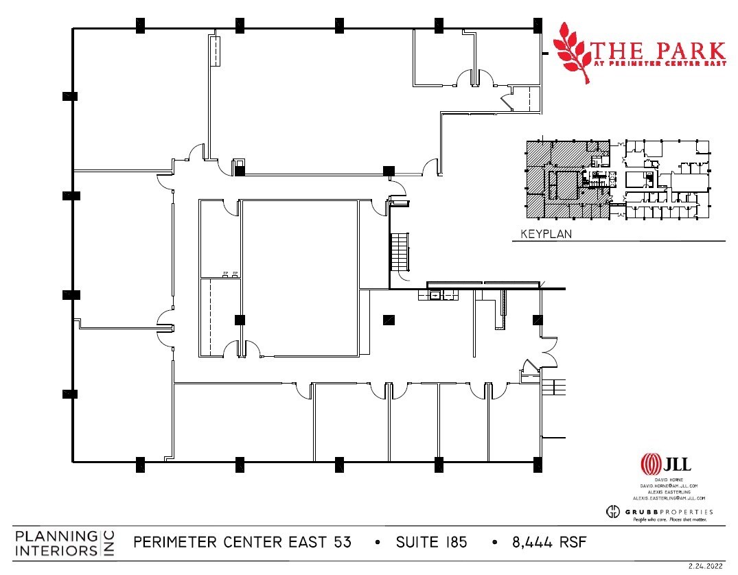 53 Perimeter Ctr E, Atlanta, GA à louer Plan d’étage– Image 1 sur 1
