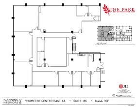 53 Perimeter Ctr E, Atlanta, GA à louer Plan d’étage– Image 1 sur 1
