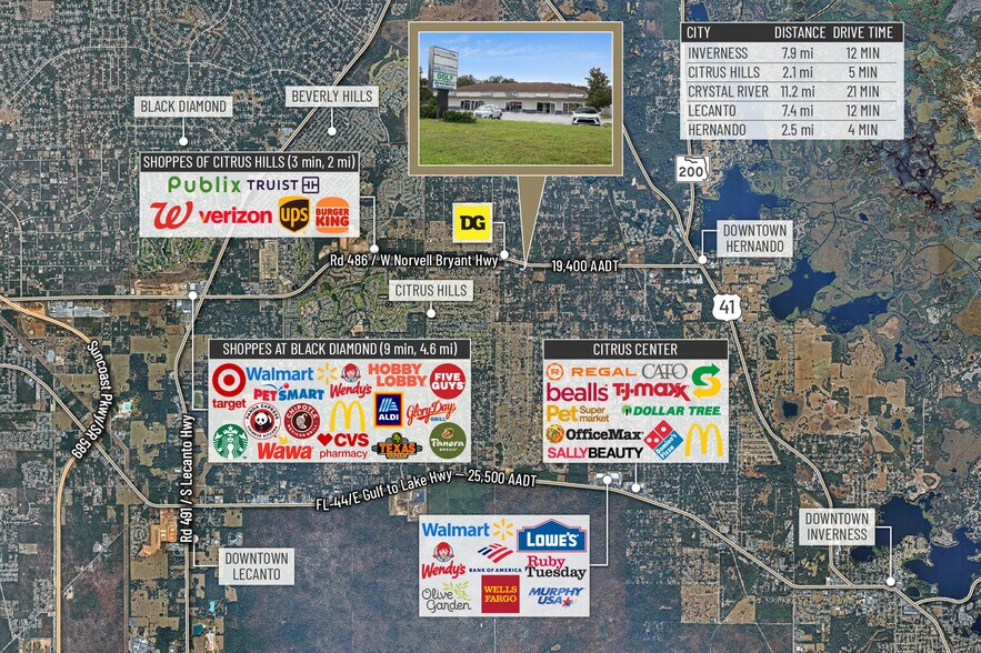 1298 E Norvell Bryant Hwy, Hernando, FL à vendre - Photo de l’immeuble – Image 3 sur 36