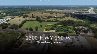 Plus de détails pour 2500 Highway 290 W, Brenham, TX - Terrain à vendre