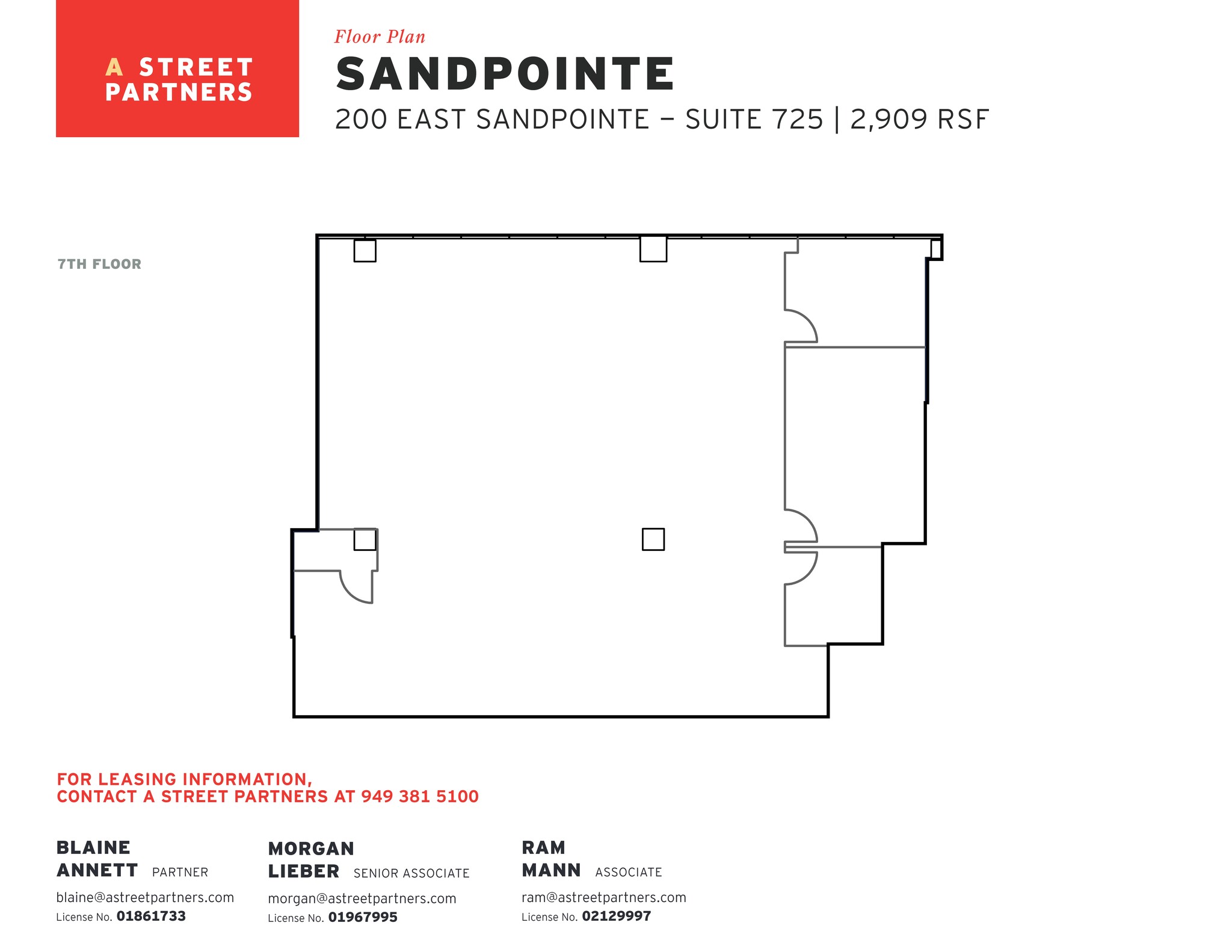 200 E Sandpointe Ave, Santa Ana, CA à louer Plan de site– Image 1 sur 1