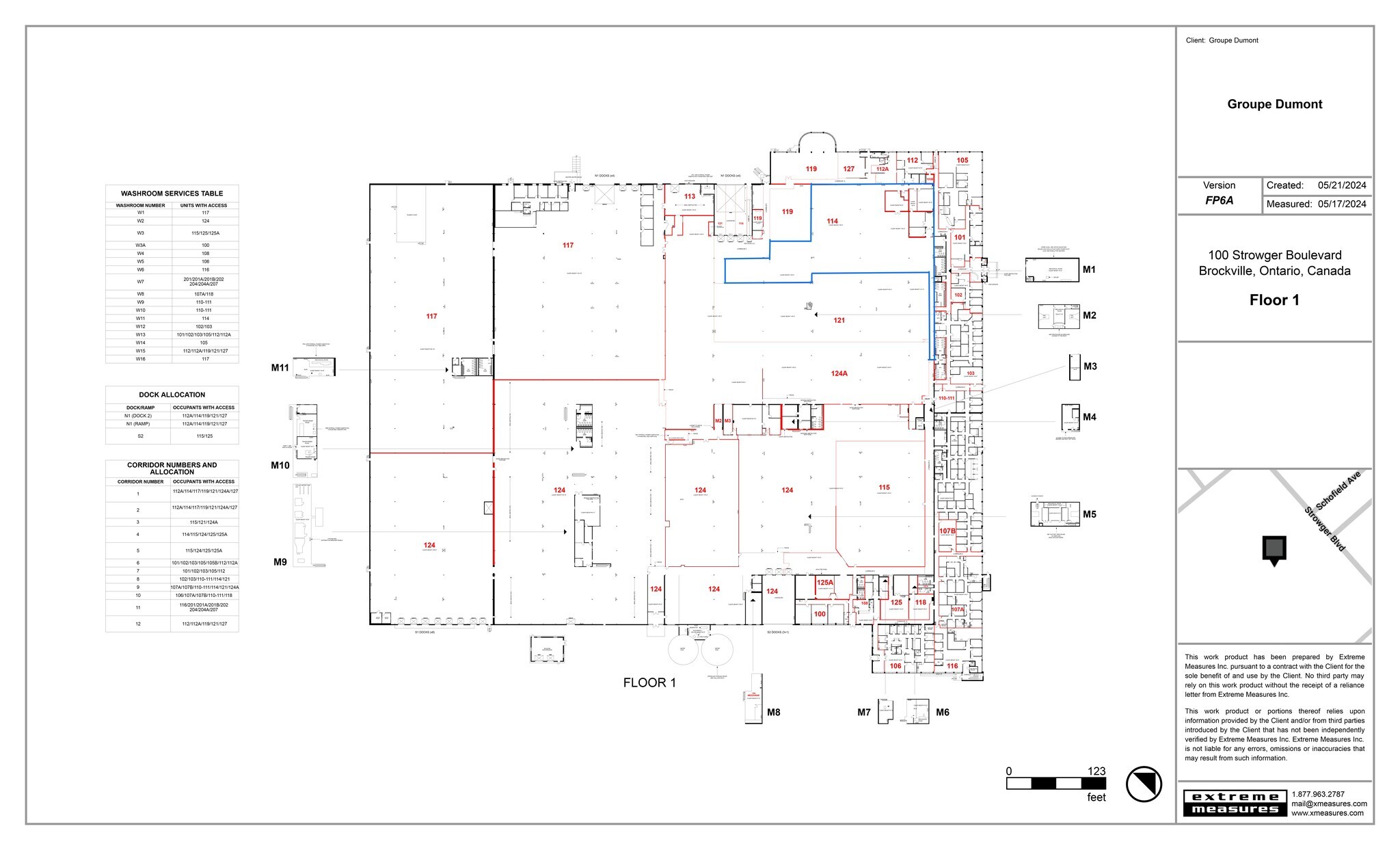 100 Strowger Blvd, Brockville, ON à louer Plan de site– Image 1 sur 1