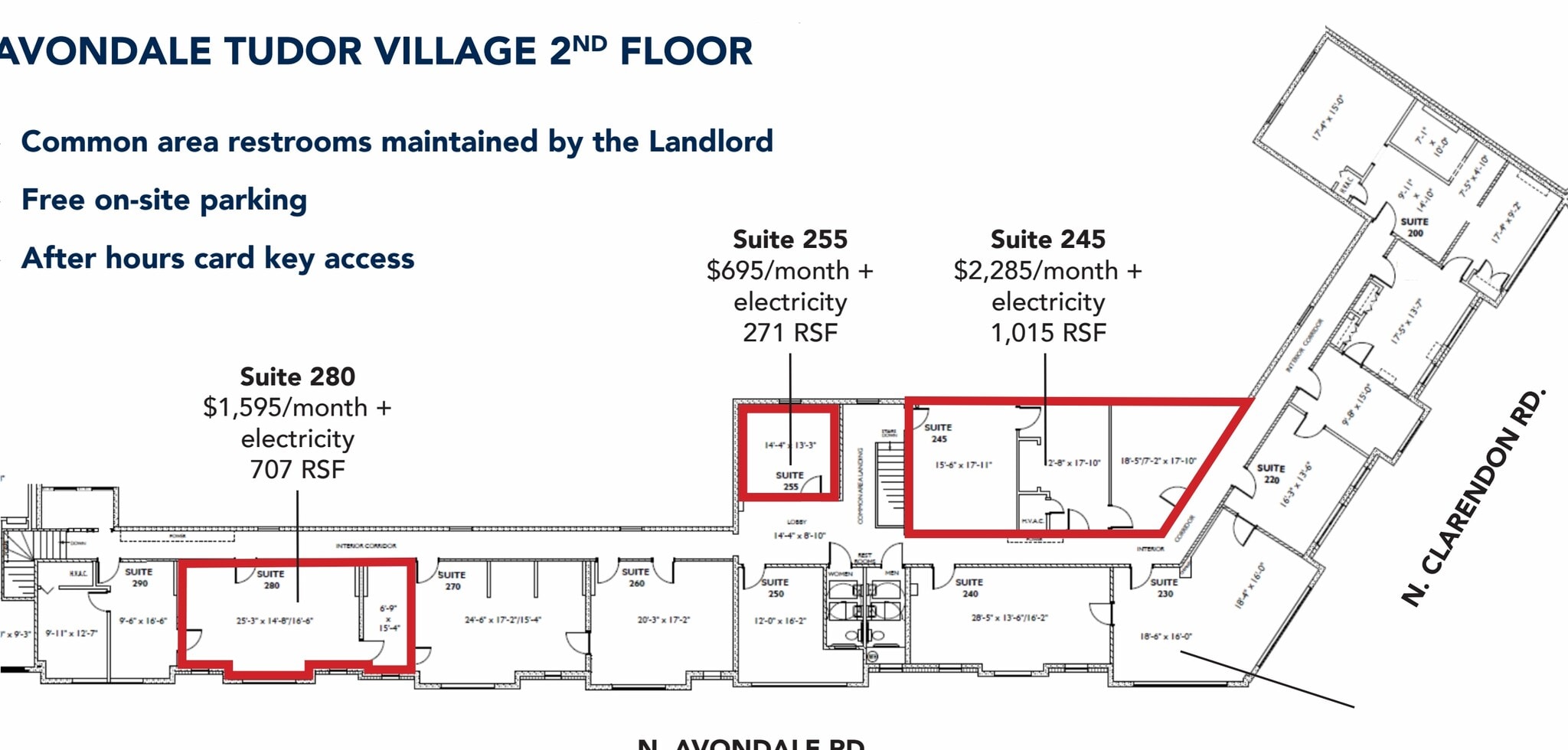 122 N Avondale Rd, Avondale Estates, GA à louer Plan d’étage– Image 1 sur 1
