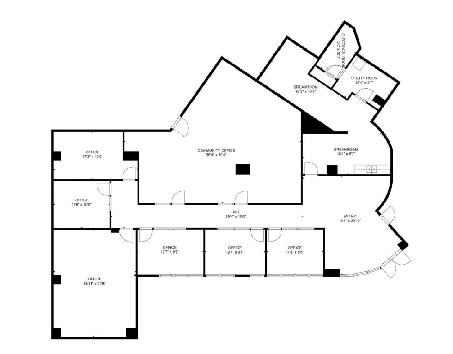 777 Commercial St SE, Salem, OR à louer Plan d’étage– Image 1 sur 6
