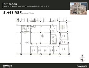 600 N Plankinton Ave, Milwaukee, WI à louer Plan d’étage– Image 1 sur 1