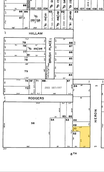 40 Heron St, San Francisco, CA à louer - Plan cadastral – Image 2 sur 16