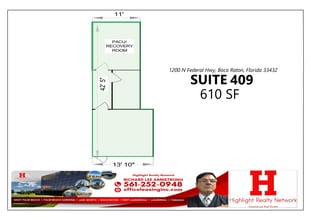 1200 N Federal Hwy, Boca Raton, FL à louer Plan d’étage– Image 1 sur 5