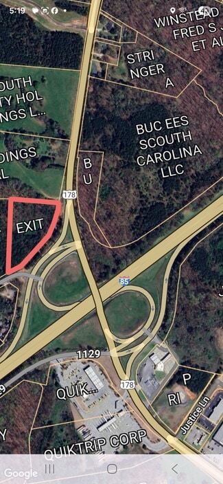 Plus de détails pour Tract 4 Highway 178, Anderson, SC - Terrain à vendre