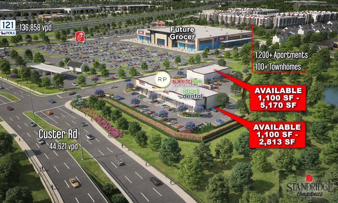 00 Southeast Quadrant of Custer & 121, Allen, TX à louer Photo de l’immeuble– Image 1 sur 1