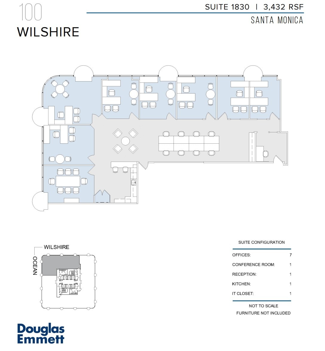 100 Wilshire Blvd, Santa Monica, CA à louer Plan d’étage– Image 1 sur 1