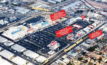 4601-4861 Firestone Blvd, South Gate, CA - Vue aérienne vue de carte