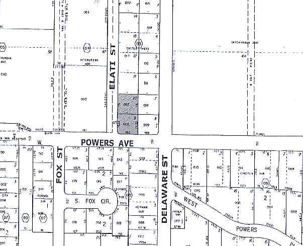 497 W Powers Ave, Littleton, CO à vendre - Plan cadastral – Image 2 sur 2