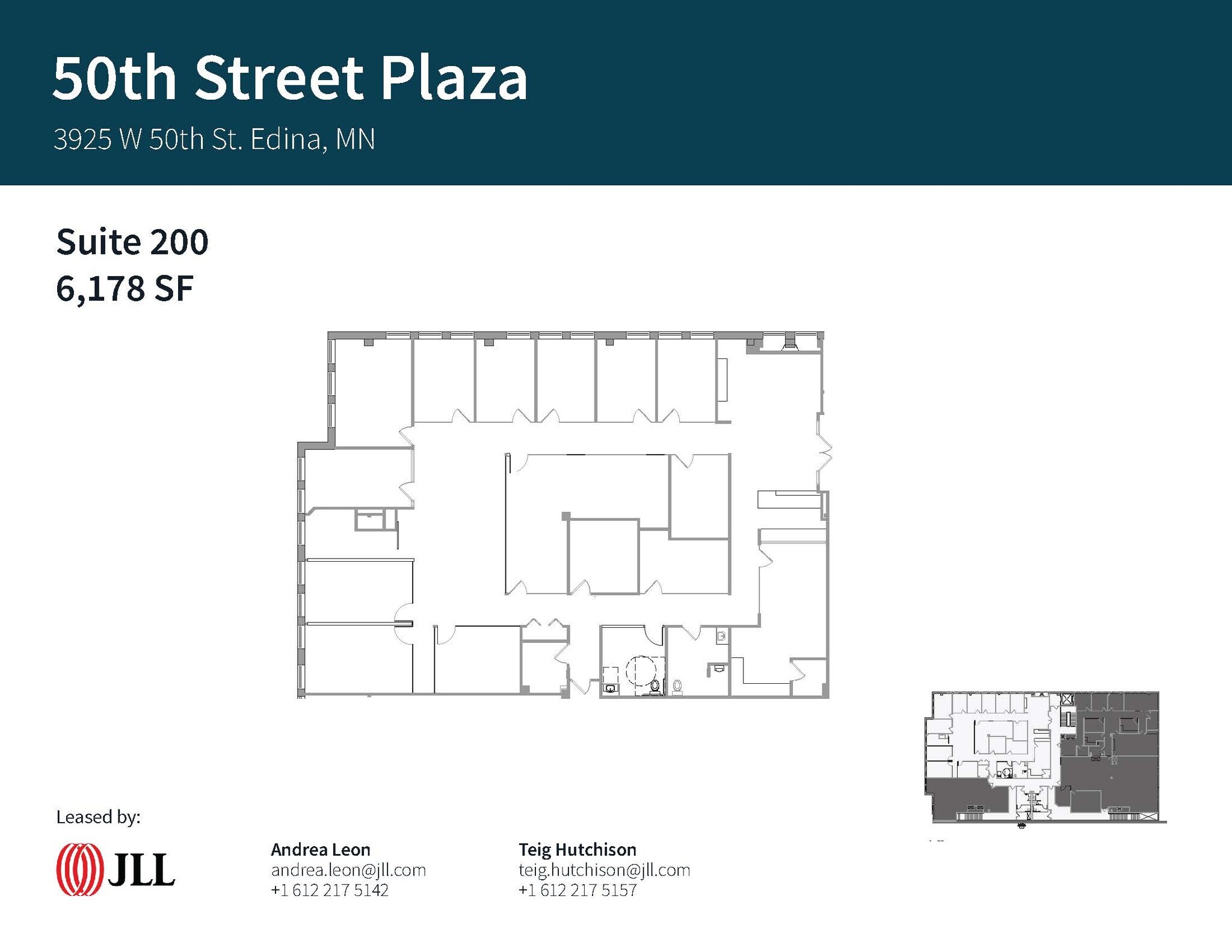 3925 W 50th St, Edina, MN à louer Plan d’étage– Image 1 sur 1