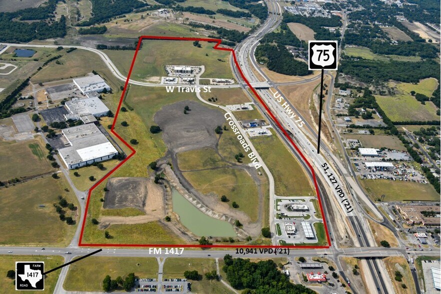 NWC US Hwy. 75 and FM 1417, Sherman, TX à vendre - Photo de l’immeuble – Image 1 sur 3