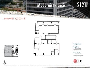 2121 Ponce de Leon Blvd, Coral Gables, FL à louer Plan d’étage– Image 1 sur 1