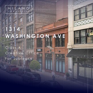 Plus de détails pour 1314-1316 Washington Ave, Saint Louis, MO - Bureau à louer