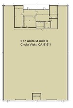 675 Anita St, Chula Vista, CA à louer Plan d’étage– Image 1 sur 1