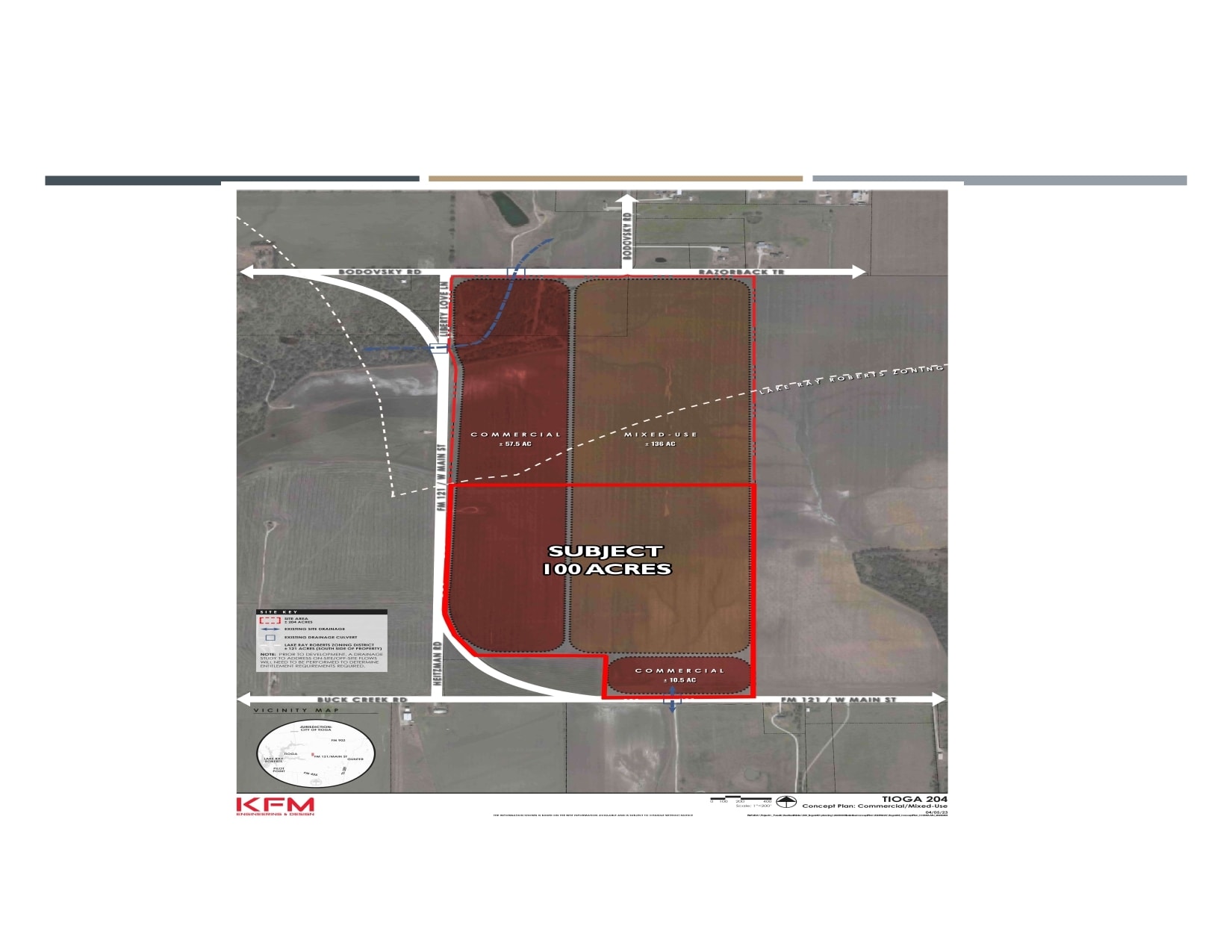 410 Main st, Tioga, TX à vendre Plan de site– Image 1 sur 5