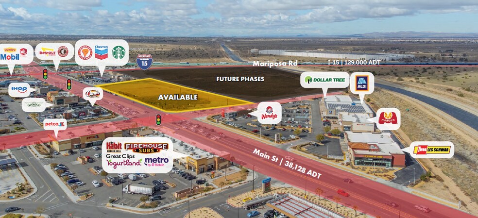 NEC I-15 & Main St, Hesperia, CA à louer - Photo principale – Image 1 sur 3