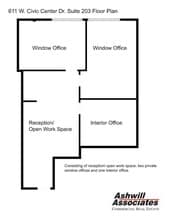611 Civic Center Dr W, Santa Ana, CA à louer Plan d’étage– Image 2 sur 2