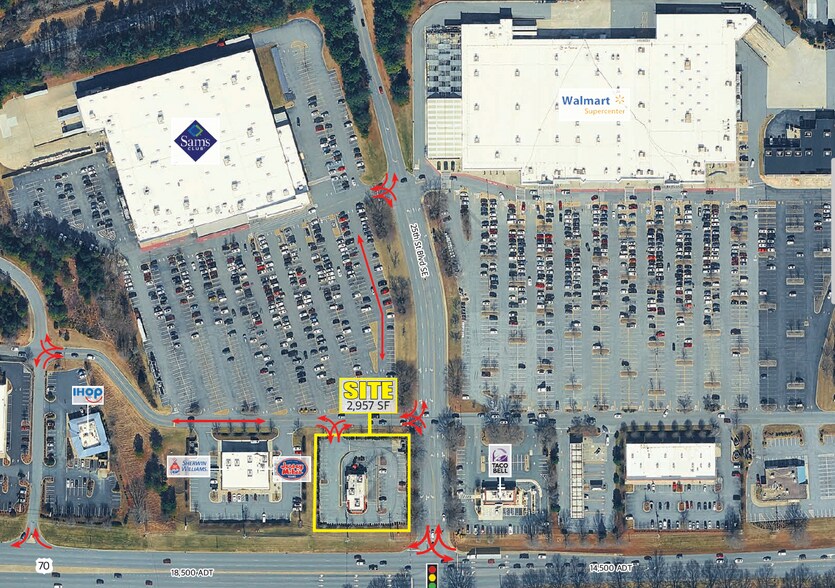 2455 US Highway 70 SE, Hickory, NC à vendre - Aérien – Image 2 sur 3