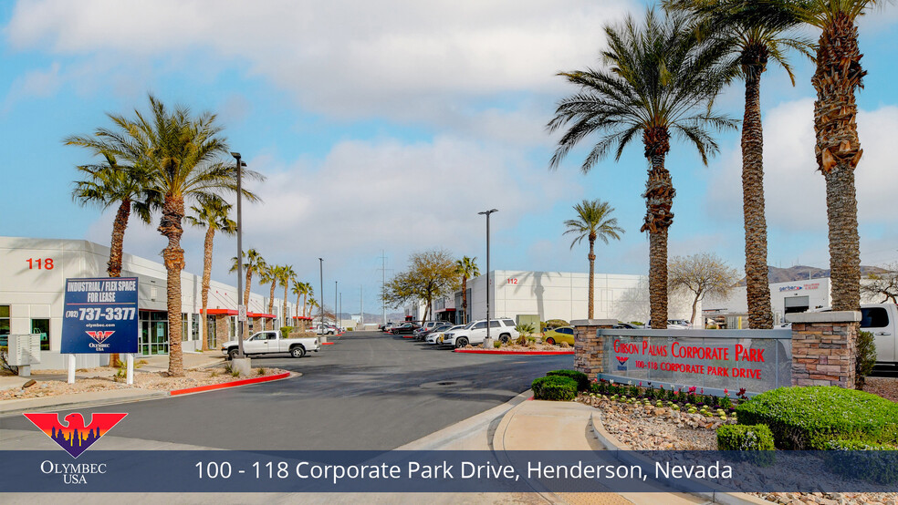 102 Corporate Park Dr, Henderson, NV à louer - Photo de l’immeuble – Image 1 sur 14