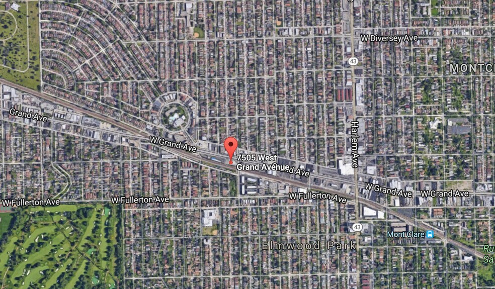 7505 W Grand Ave, Elmwood Park, IL à vendre - Aérien – Image 3 sur 3