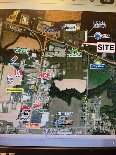 804 Highway 64 E, Wynne, AR à vendre - Plan de site – Image 2 sur 12