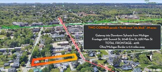 Plus de détails pour 2 Adjacent Corners Downtown Sylvania, OH – Terrain à vendre, Sylvania, OH