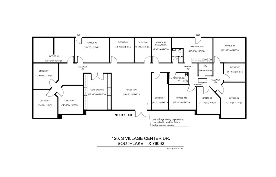 120 S Village Center Rd, Southlake, TX à vendre - Plan d’étage – Image 3 sur 3