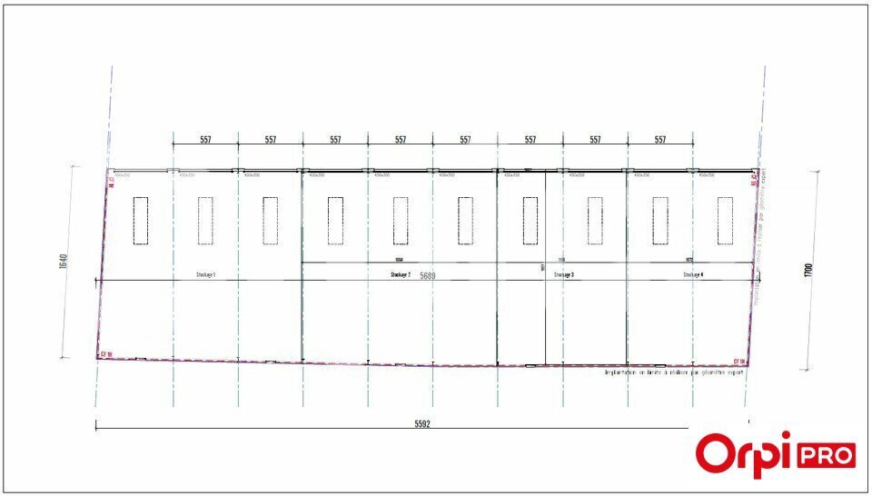 Local d’activités dans Trémuson à louer - Plan d’étage – Image 2 sur 3