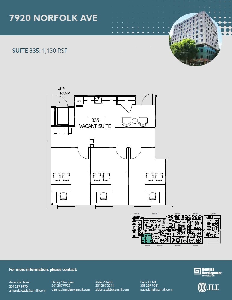 7900-7920 Norfolk Ave, Bethesda, MD à louer Plan d’étage– Image 1 sur 2